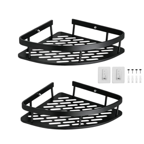 Stainless steel shower caddy - steel,