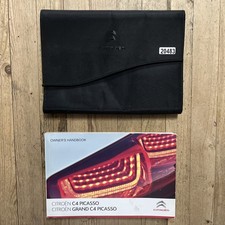 13-16 CITROEN C4 PICASSO / GRAND PICASSO OWNERS HANDBOOK MANUAL PACK 2013 R20483