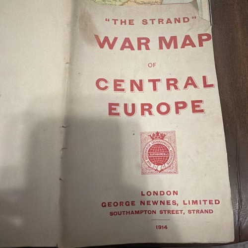 Ww1 strand war map - ww1, central