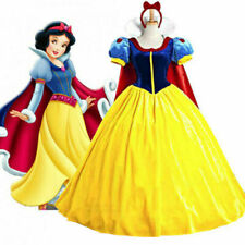 Adult Snow White Dress Cosplay Costume Disney* Princess Fancy Dress + Petticoat