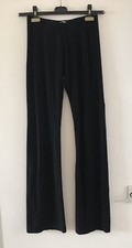 Hard Tail Black Bell Bottom Casual Leggings Trousers In Vintage Wash