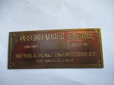 Nameplate ID-plate Offenhauser