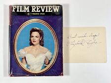 Elizabeth Taylor  Autograph and First Appearance in The Film Review SIGNED