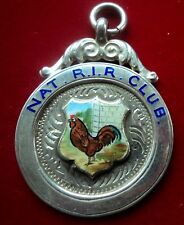 Attractive Silver Enamel Rhode Island Red 1928 Medal -  Poultry Chicken Cockerel