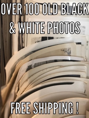 100 random old photos - +, lot