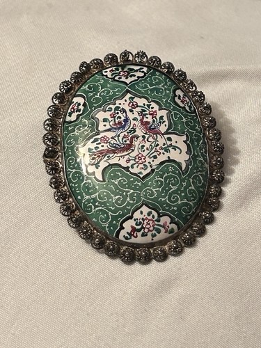Antique 1920s persian minakari - antique,