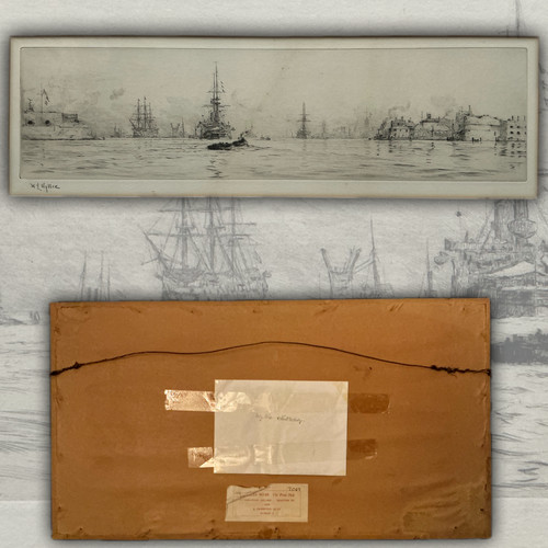 Wyllie original etching - w,