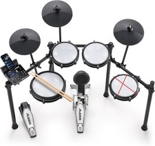 Alesis Nitro Max Kit Electronic Drum Kit with Quiet Mesh Pads, Incomplete