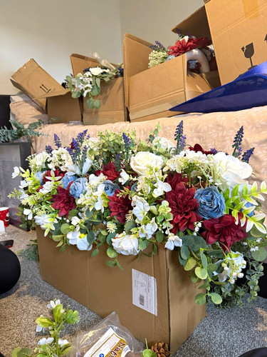 Artificial faux wedding - artificial,