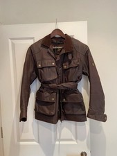 VINTAGE BELSTAFF TRIALMASTER PRO WAXED COTTON MOTORCYCLE JACKET SIZE 42