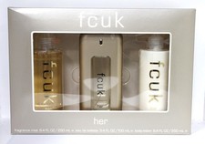 FCUK EDT 100ml, Fragrance Mist 250ml and Body Lotion 250ml Gift Set for Her