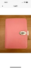 Mulberry Postman's Lock Pocket Book Geranium Pink Micro Classic Grain