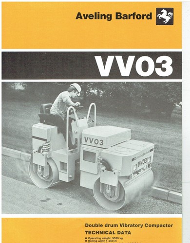 Aveling barford vv03 double - aveling,