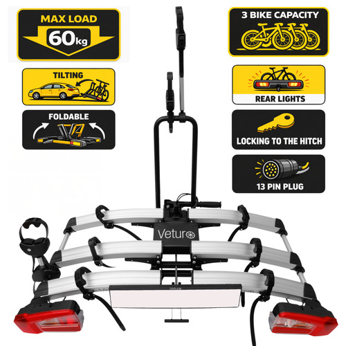 Towbar bike carrier rack - towbar,