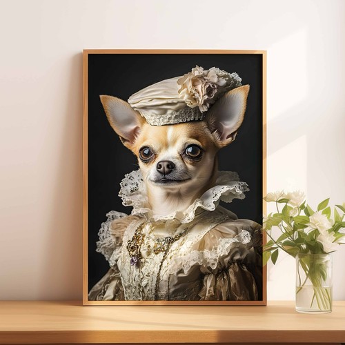 Chihuahua in vintage - a5,