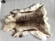 Real Reindeer Hide Rug. Thick Fur. Excellent condition. Large size