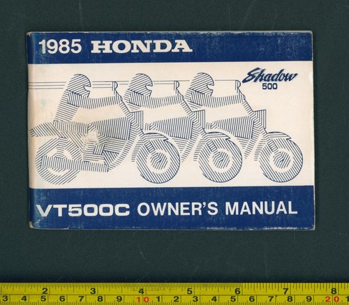 Honda vt500c owners manual - vt500c,