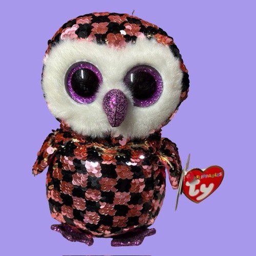 Checks owl beanie babies - ty,