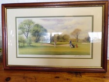 TERRY HARRISON " SUNDAY GOLF "  signed