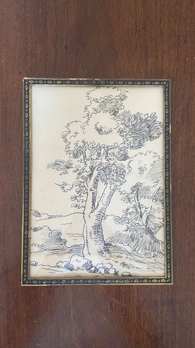 Pen and ink drawing - pen,
