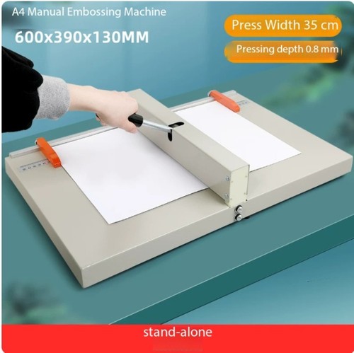 A3 manual creasing - /,
