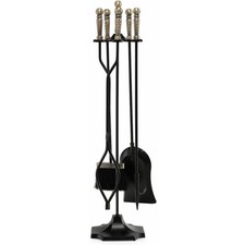 Black 31-Inch 5-Piece Metal