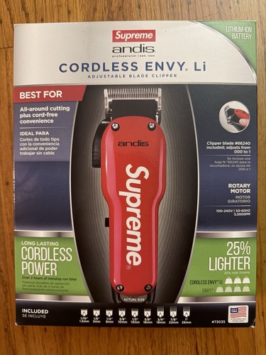 Supreme andis cordless envy - supreme,