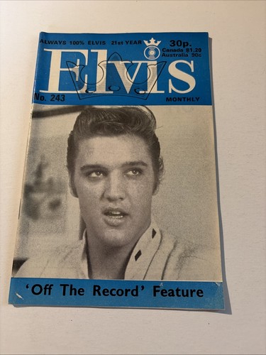Elvis monthly magazine number - elvis,