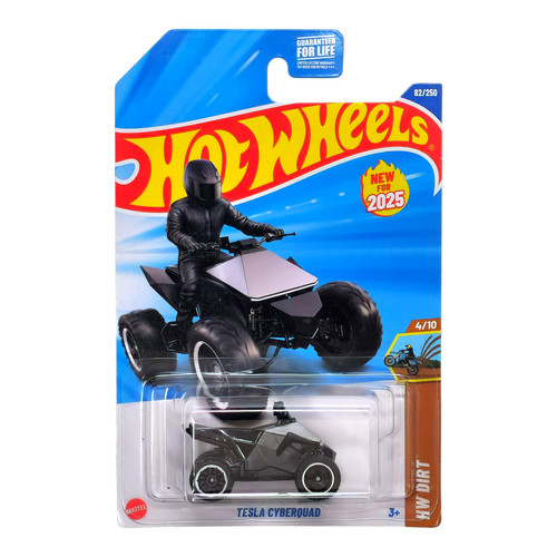 Hot wheels tesla cyberquad - hot,