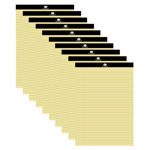 Set yellow legal - of, pad