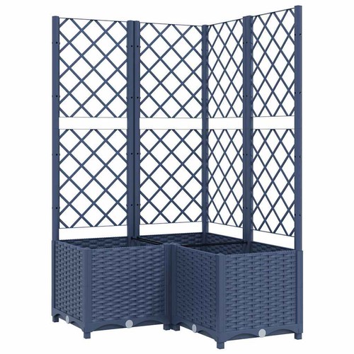 Garden planter with trellis - planter, pp