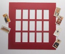 CIGARETTE CARD MOUNT WITH 15 OPENINGS FOR STANDARD CARDS