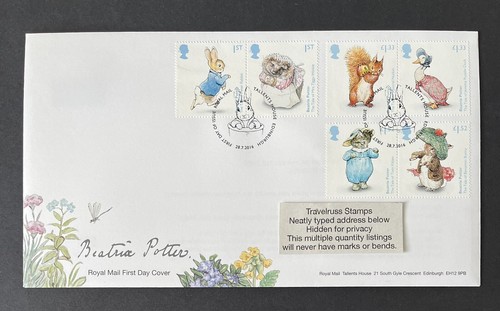 2016 fdc beatrix potter - fdc,