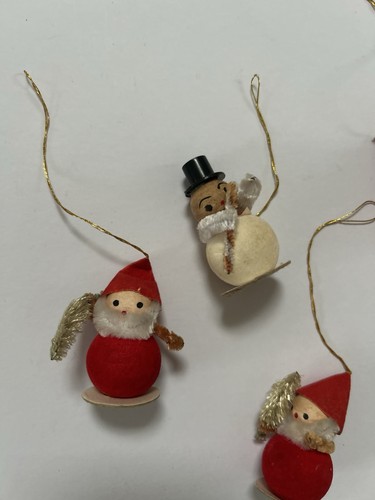 Vintage christmas baubles - christmas,