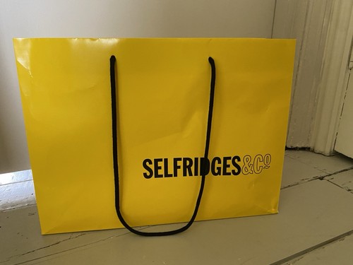 Selfridges paper bag shopping - bag,