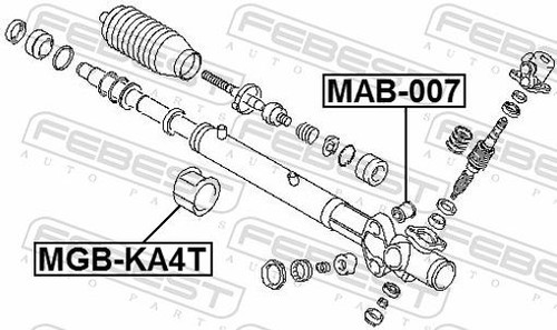 Fits febest mgb ka4t grommet - fits,