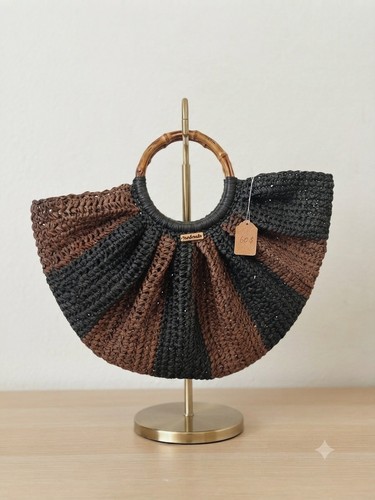 Handmade crochet tote - crochet,