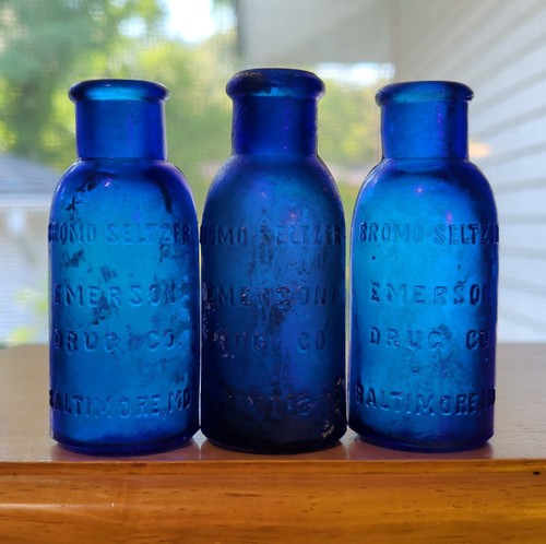 Antique lot cobalt blue - antique,