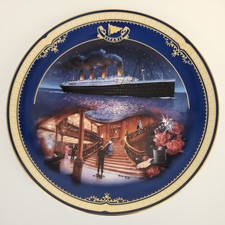 Bradford Exchange Titanic Plate The Grand Staircase ~ Queen Of The Ocean 1999  