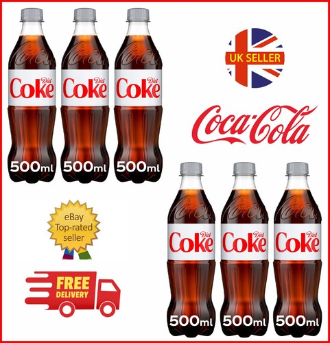 Diet coke 500ml bottles - diet,