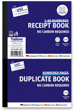 6x Half Size Duplicate Receipt