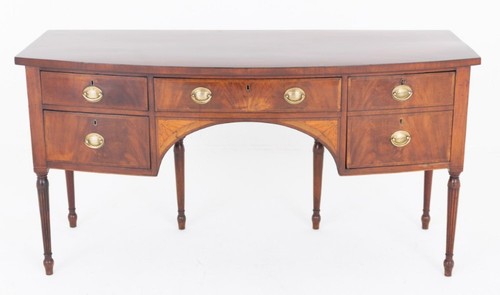 Period regency sideboard bow - period,