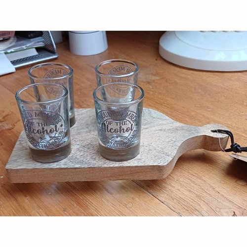 Shot glasses stand proud - glasses,