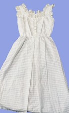 Vintage White Prairie Dress