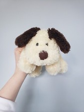 Keel Toys Dog Puppy Brown Cream Patch Mixed Breed Plush Soft Toy