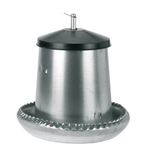 Galvanised chick feeder - chick, -5