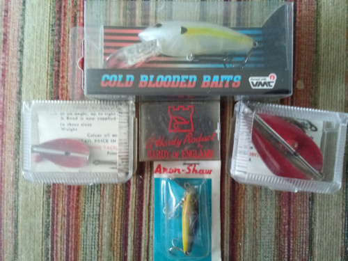 Selection vintage fishing - a,