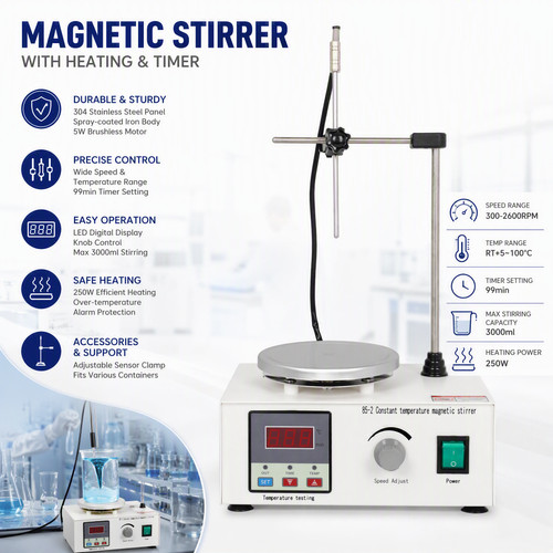 Digital magnetic stirrer - magnetic,