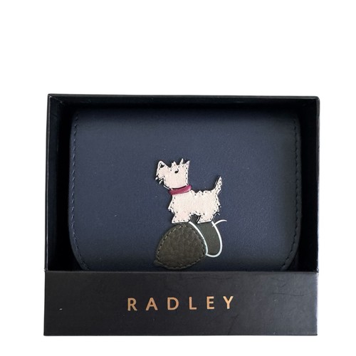 Radley purse ink blue leather - radley,