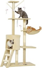PawHut Cat Tree 134cm Multi